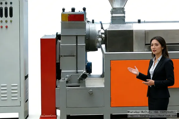 Philippines Valenzuela, LDPE Film Waste Plastic Granulator, Low-Noise Successful Case