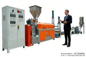 ABS Granulator PET Bottle Recycling Application