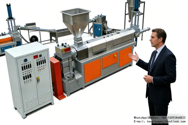 Philippines Quezon, PP/PE Packaging Waste Plastic Granulator, Energy-Saving Successful Case