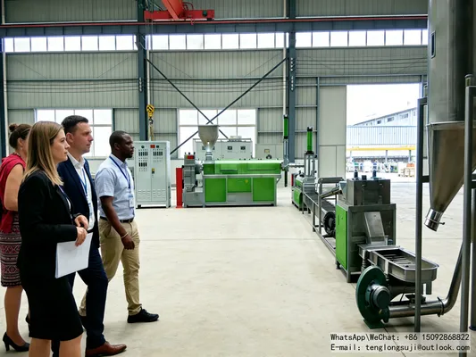 Vietnam Ho Chi Minh City, Mixed Plastic Waste High-Efficiency Plastic Recycling Machine Successful Case