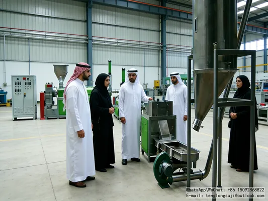 India Bangalore, Mixed Electronic Waste Plastics, Full-Automatic Plastic Recycling Machine Success Case