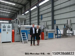 210型滴灌带造粒机助力新疆阿克苏客户实现农废资源化量产增收