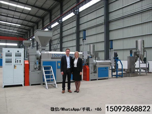 210型滴灌带造粒机助力新疆阿克苏客户实现农废资源化量产增收