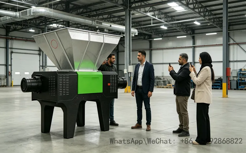 TL Trituradora de Doble Eje – Equipo Industrial de Gran Capacidad para Neumáticos, Metal, Madera y Residuos Sólidos