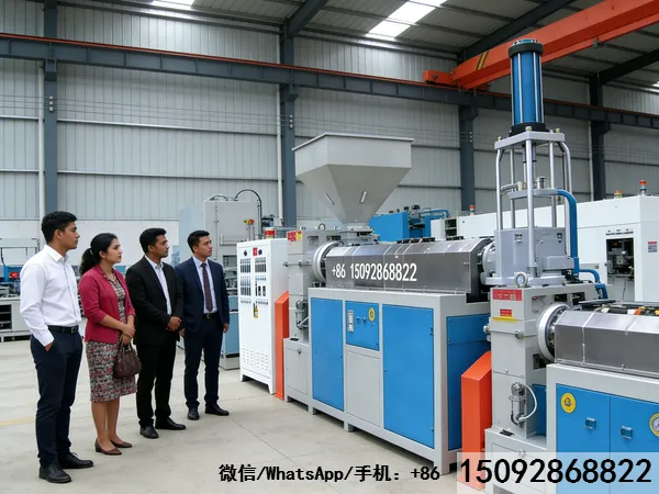 Machine compacte de recyclage PVC pour PME du marché américain, modèle PVC-US-800