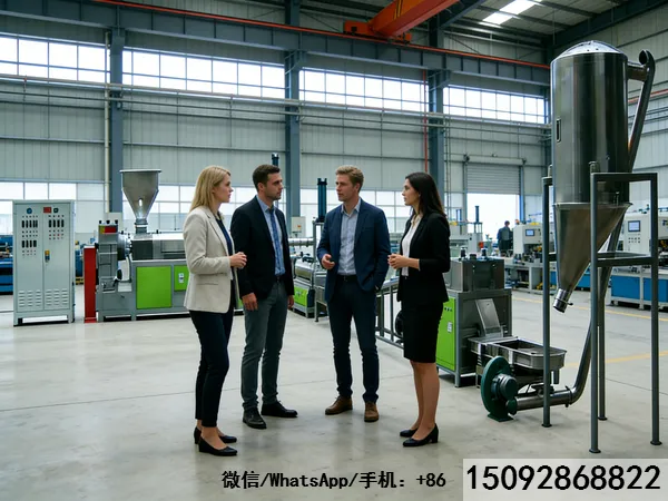 Système de recyclage de plastique post-consommation – Ligne entièrement automatisée à haute capacité pour installations de recyclage mondiales à grande échelle (600‑1200 kg/h) Système de recyclage de plastique post-consommation – Ligne entièrement automatisée à haute capacité pour installations de recyclage mondiales à grande échelle (600‑1200 kg/h)