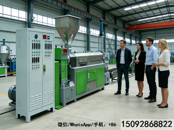 ligne de granulation pour recyclage de plastique