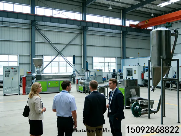 Granulateur plastique intégré 3-en-1 modèle 250 : Ligne de production de granulés recyclés PE/PP à grande échelle