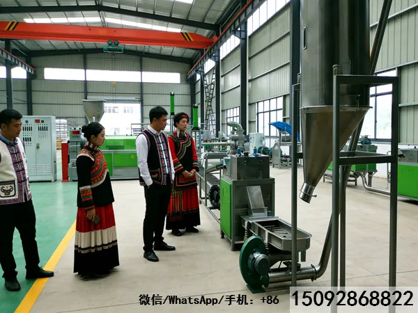 Cas de réussite : Modèle 180 granulateur de sacs tissés – Doublement de la capacité à Linyi, Shandong