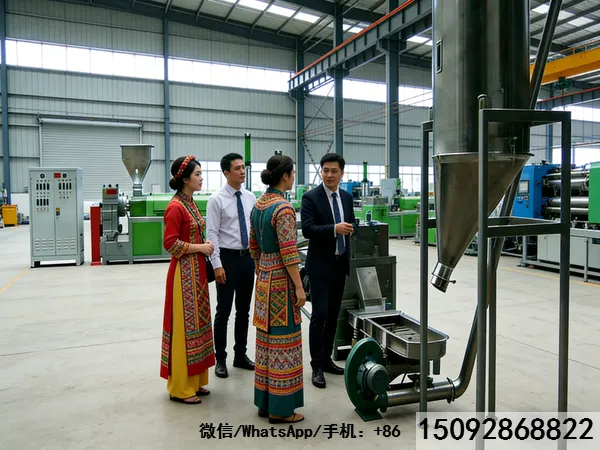 Machine de récupération sans eau pour big-bags modèle 180 – Production à petite échelle, efficace et stable