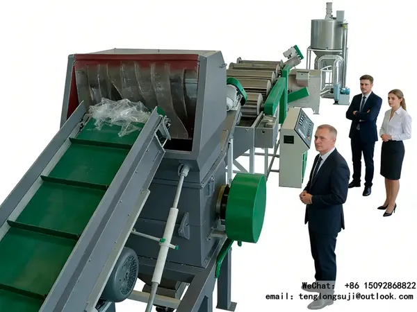 Modèle de choix pour petit rendement et haute qualité : machine à granulés plastiques tri-étage type 180, atouts de production conforme et économe en énergie