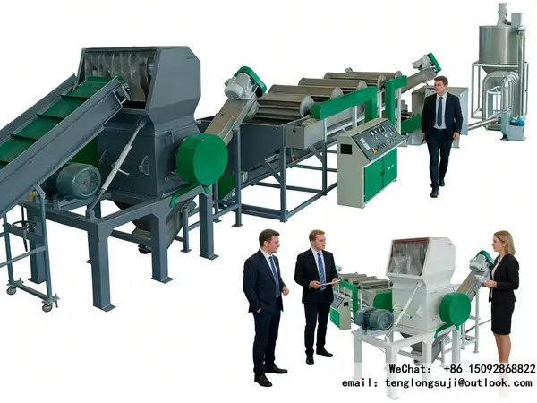 Modèle de référence pour PME de régénération plastique : machine à granulés plastiques bi-étage type 210, économe, silencieux, performante et conforme aux normes