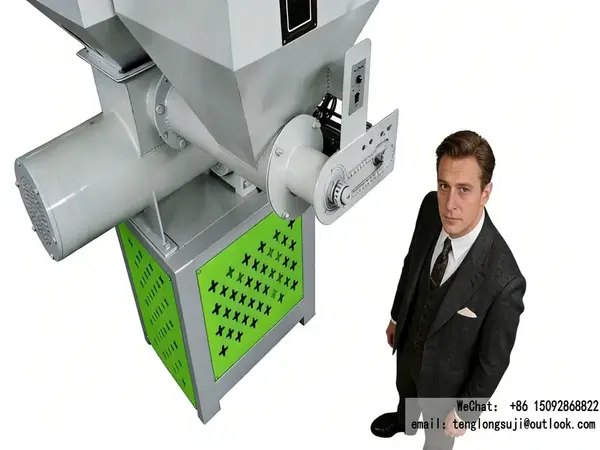 Machine de recyclage de plastiques mixtes
