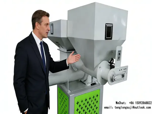 Machine de recyclage plastique