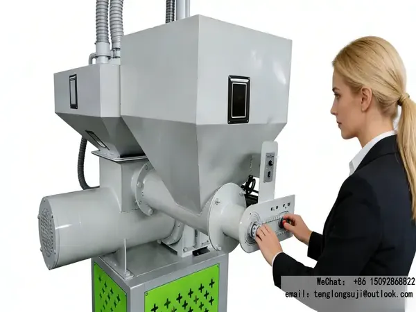 Machine de recyclage plastique