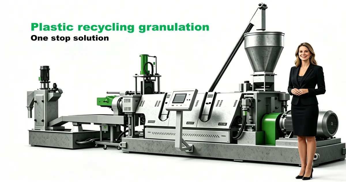 Plastic Recycling Machine - Plastic Granulator and Pelletizing Line