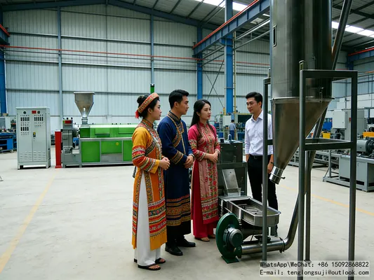 plastic recycling pelletizing line