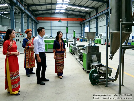 plastic recycling granulator