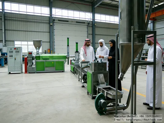 Automated Integrated Plastic Granulator by Tenglong: Reduce Labor & Improve Precision