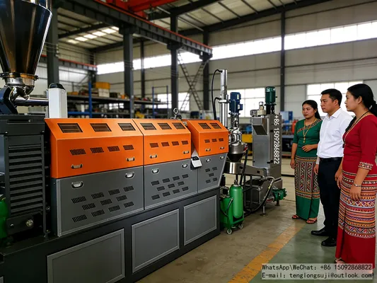 Compact PS Recycling Machine (PSR-500) – Space-Saving Pelletizing Line for Small to Medium-Scale PS Waste Processing