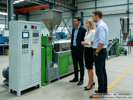 PET Recycling Machine (PETG-1500) – Heavy-Duty Industrial PET Granulator with Continuous Feeding for Large-Scale Waste Processing