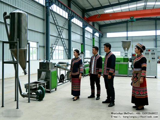 Dirty Film Crushing Washing Pelletizing Line