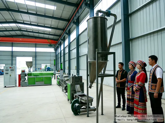 Three-Stage Plastic Pelletizing Line