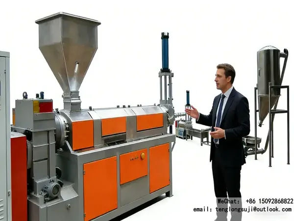 PE granulator 