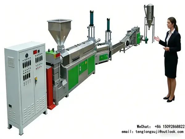 Sri Lanka Trincomalee, Fishing Plastic Waste, High-Capacity plastic pelletizing machine Success Case