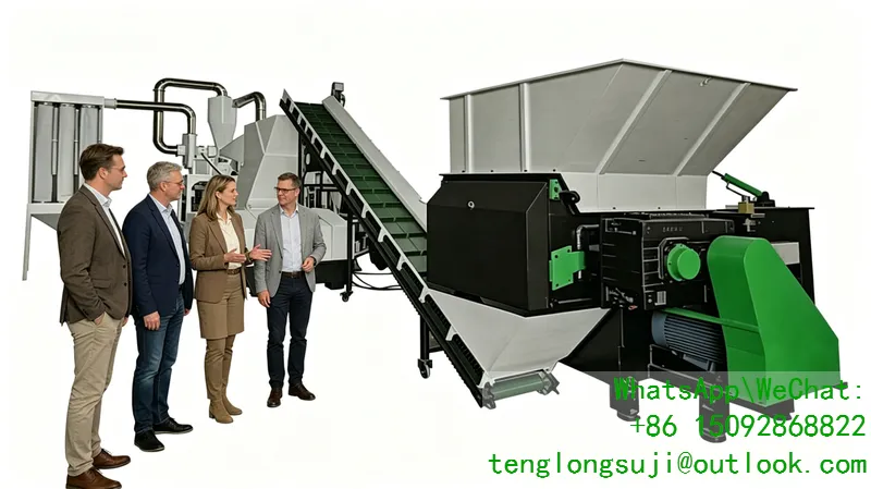 Global Operation Cases Of TL Single Shaft Shredder | Operation Record Of Southeast Asia / Middle East / Europe Markets