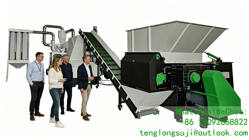 Single shaft shredder