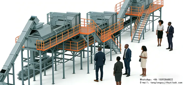  Essential for Large-Scale Plastic Recycling: Stable Production Advantages of 1000-type Crushing and Washing Line with Double-Stage Friction Decontamination