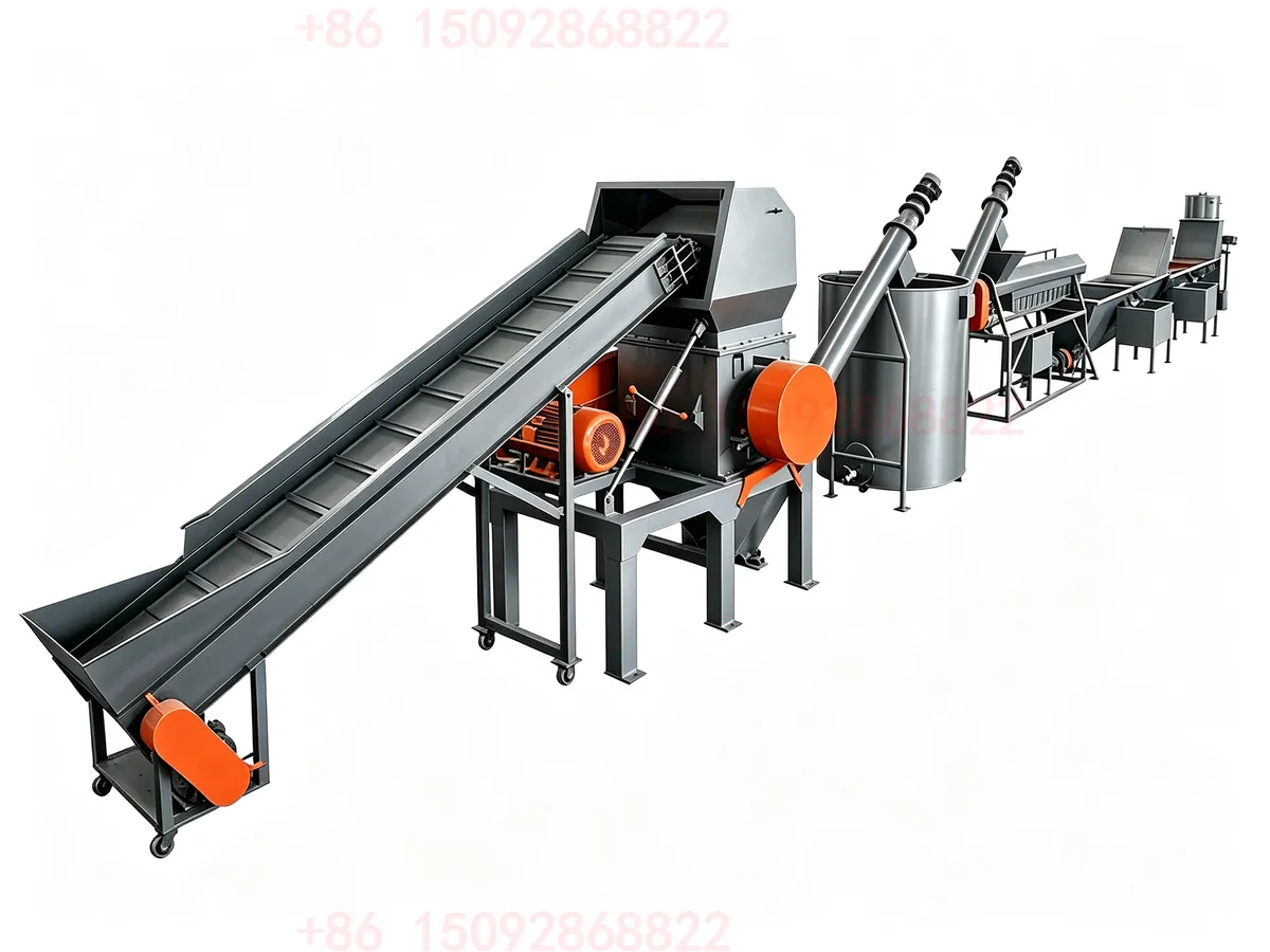 crushing and washing line