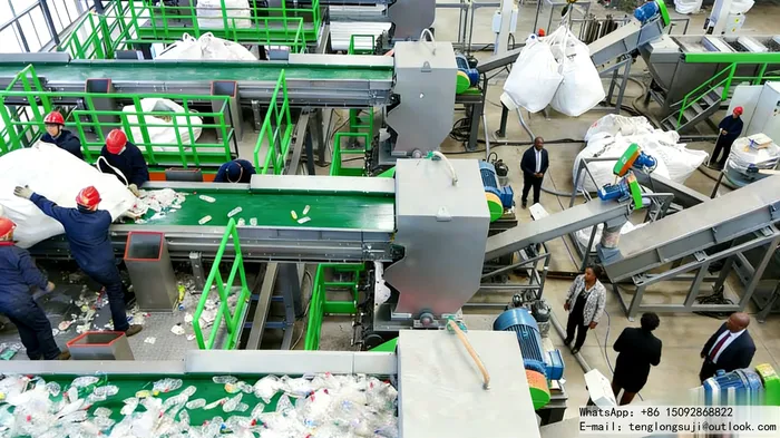 crushing and washing line