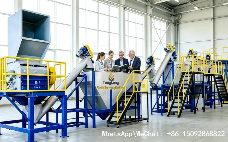 rigid material recycling and washing production line