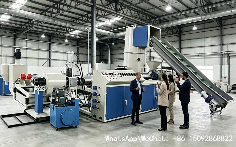 máquina de granulación de plástico