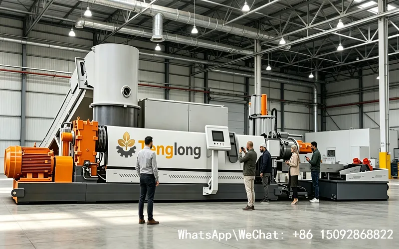 máquina de granulación de plástico