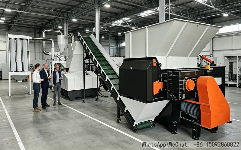 TL Single Shaft Shredder | Medium-duty Universal Single-shaft Shear Shredding Equipment for Plastic, E-waste & Municipal Solid Waste