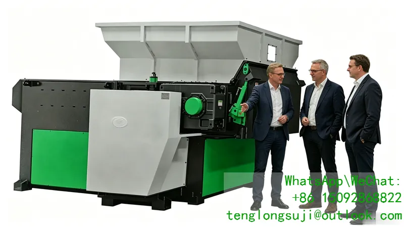 100,000-ton Recycling Industrial Park Upgrades TL65300 Heavy-duty Single-shaft Shredder with Double Cost Reduction and Double Capacity Increase
