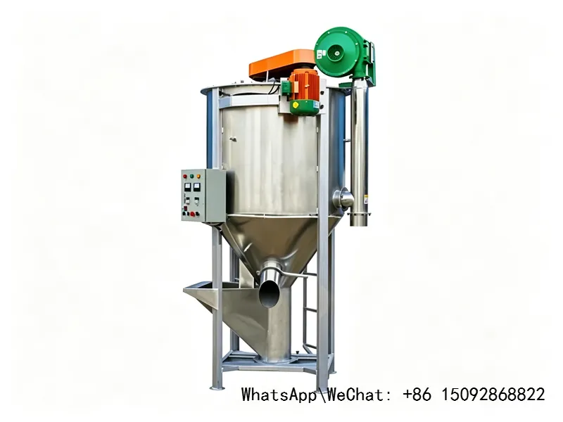Vertical Mixer | High-speed Uniform Mixing Equipment for New & Recycled Plastic Materials and Color Masterbatch